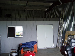 This was taken before I built the stairway.