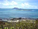 Flat Island, with Mokapu in background
