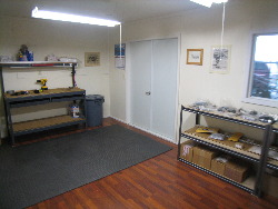 The stuff on the shelves is part of the kit.